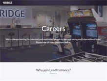 Tablet Screenshot of jobs.leadformance.com